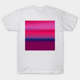 pink blue texture T-Shirt